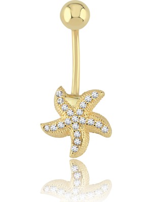 Deniz Yıldızı Göbek Piercing