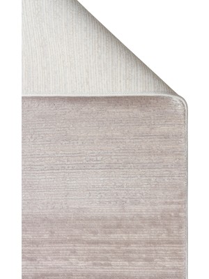 Bespoky 80x150 cm Gri Lykıa Modern Yıkanabilir Halı | Mutfak Balkon Yatak Odası Halısı | Leke Tutmayan Kaymaz