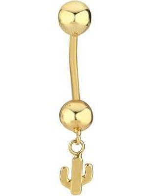 Kaktüs Göbek Piercing