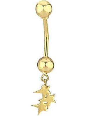 Üç Yıldız Göbek Piercing