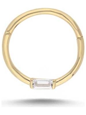 10MM Beyaz Baget Helix Piercing