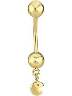 Pacman Göbek Piercing