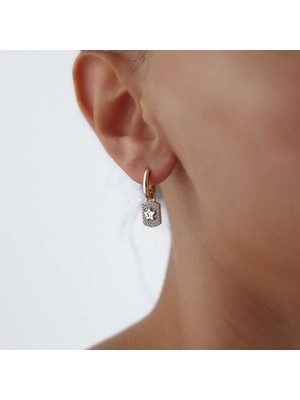 Kilit Yıldız Küpe