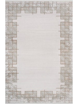 Bespoky 80x150 cm Vizon Yıkanabilir Halı | Yatak Odası Mutfak Halısı | Hav Vermez, Leke Tutmaz, Kaymaz | 1081-MİNK