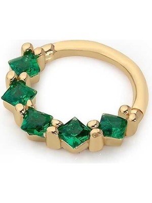 Yeşil Prenses Helix Piercing