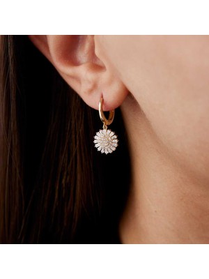 Luna Işıltı Baget Küpe