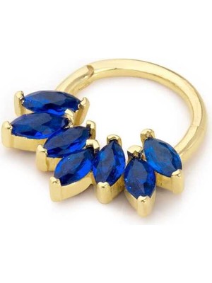 Lacivert Markizler Helix Piercing