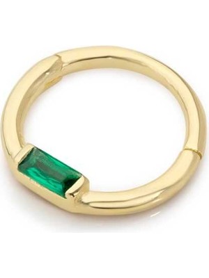 Yeşil Baget Helix Piercing