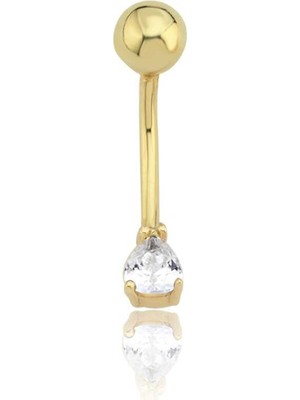 Damla Taşlı Göbek Piercing