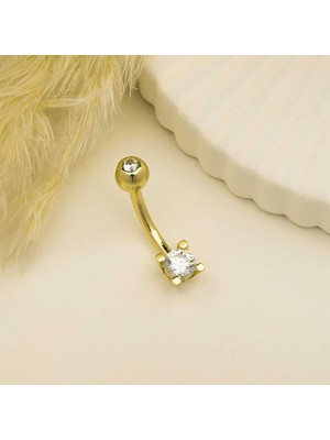 Taşlı Göbek Piercing