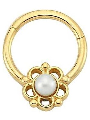 Incili Çiçek Helix Piercing