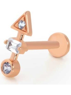 Baget Taş Ok Model Tragus Piercing