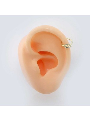 Yengeç Burcu Halka Helix Piercing
