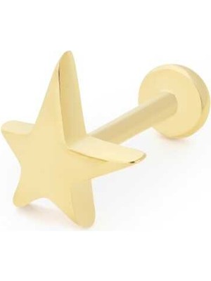 Asimetrik Küçük Yıldız Tragus Piercing
