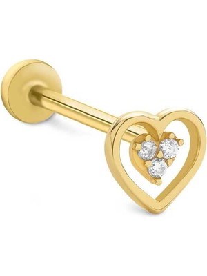 Kalp Frame Tragus Piercing