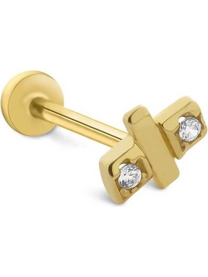 Kare Çubuk Tragus Piercing