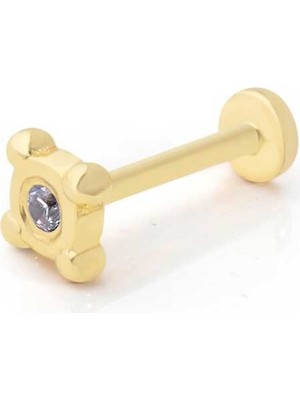 Mini Top Model Silver Mine Tragus Piercing