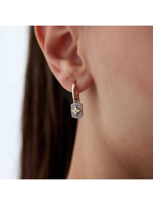 Levha Kutup Yıldızı Küpe