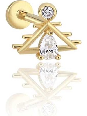 Damla Taşlı Triangle Tragus
