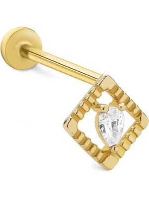 Line Damla Tragus Piercing