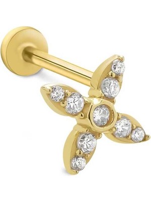 Mount Flower Tragus Piercing