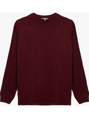 Uzun Kollu Bisiklet Yaka Basic Triko Kazak