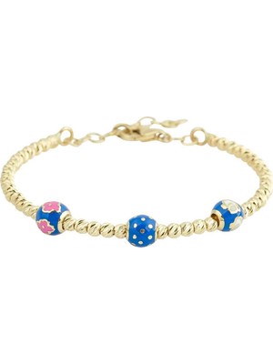 Dorikalı Mavi Renkli Şekilli Çocuk Kelepçesi