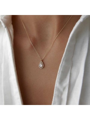 Moonlit Drop Damla Baget Kolye