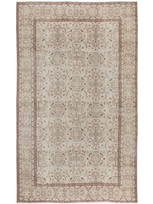 Bespoky El Dokuma Turkuaz Yün Halı | El Yapımı Klasik Salon Halısı | %100 Doğal Yün