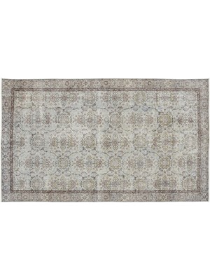 Bespoky El Dokuma Bej Yün Halı | El Yapımı Klasik Salon Halısı | %100 Doğal Yün