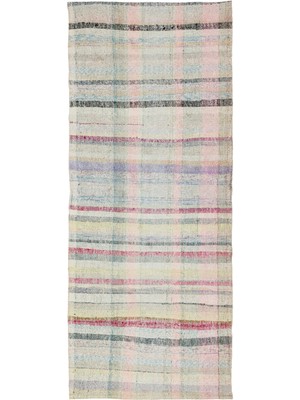 Girit Kırmızı Çizgili Yün Modern Desenli Yün Hav Toz Vermez Leke Tutmayan Salon Yolluk Mutfak El Dokuma Halı