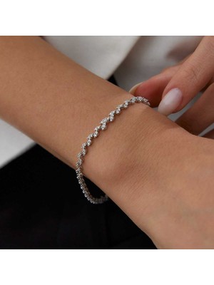 Mini Yaprak Taşlı Bileklik