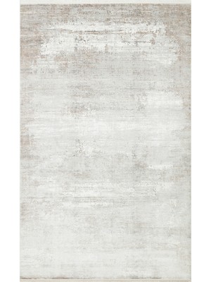 Usha Gri Modern Etnik Desenli Akrilik Hav Vermeyen Leke Tutmayan Kolay Temizlenen Yumuşak Makine Salon Yolluk Mutfak Halı