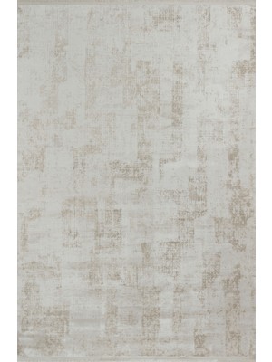 Bespoky 80x150 cm Krem Yıkanabilir Halı | Yatak Odası Mutfak Halısı | Leke Tutmayan, Kaymaz | 1762-KREM