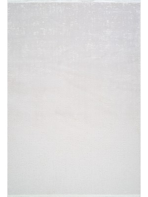 Beyaz Modern Etnik Desenli Akrilik Hav Vermeyen Leke Tutmayan Kolay Temizlenen Yumuşak Makine Salon Yolluk Mutfak Halı