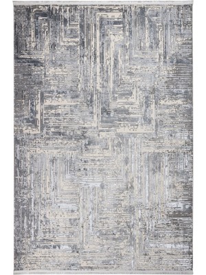 Bespoky 80x150 cm Gri Yıkanabilir Halı | Yatak Odası Mutfak Halısı | Hav Vermez, Leke Tutmaz, Kaymaz | 1005-GREY