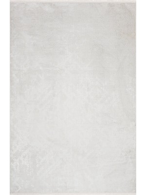 Casay Geometrik Krem Polyester Dikdörtgen Modern Desenli Akrilik Hav Vermeyen Leke Tutmayan Kolay Temizlenen Yumuşak Makine Salon Yolluk Mutfak Halı