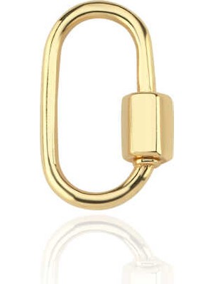 Oval Ataç Köşeli Charm Kilidi