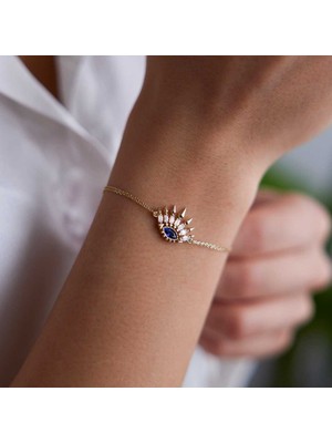 Baget Taşlı Kirpik Bileklik