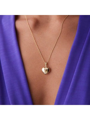 Medium Bombe Kalp Kolye