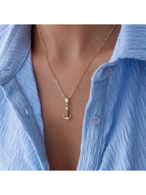 Deniz Çapası Kolye