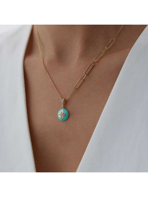 Mint Alhambra Yonca Kolye