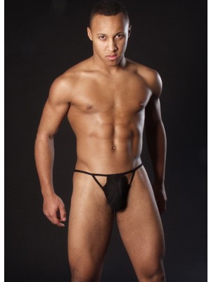 Bacio Fantezi Siyah Transparan Erkek Iç Çamaşırı BC5431