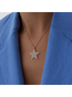 Ok Uçlu Yıldız Kolye