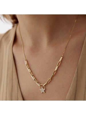 Ataçlı Yıldız Kolye