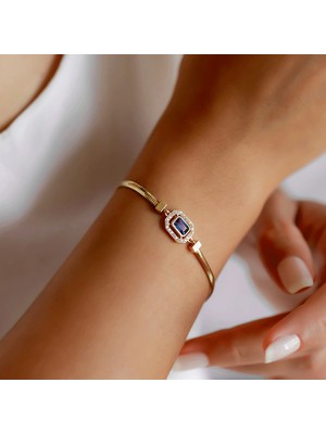 Lacivert Baget Balık Sırtı Bileklik