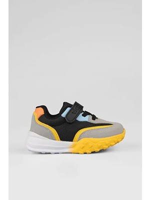 Vicco Siyah Surf Spor Ayakkabı Erkekler İçin Hafif P.U/Tekstil Tabanlı Düz Topuklu