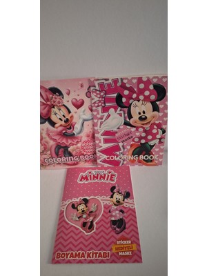 Mutlu Anılar Parti Evi Minnie Boyama Kitabı