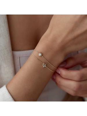 Yıldız ve Güneş Ikili Bileklik