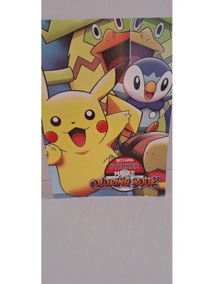 Mutlu Anılar Parti Evi Pasta Pokemon Boyama Kitabı